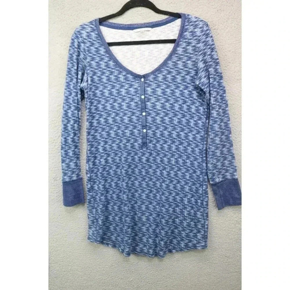 Victoria's Secret Long Sleeve Waffle Knit Sleepshirt-Size Small Petite - Picture 1 of 7